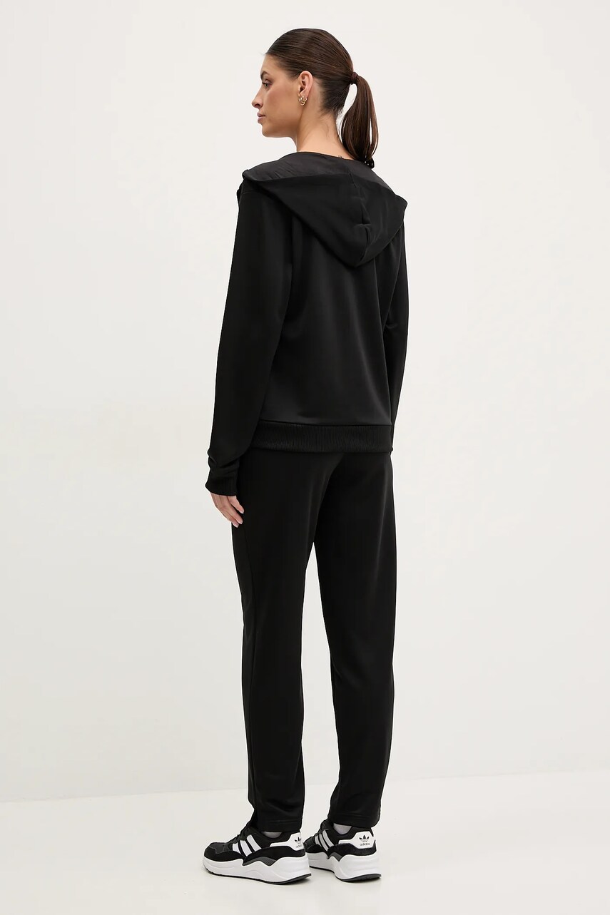 Спортивний костюм adidas LINEAR TS жіночий колір чорний JD2695