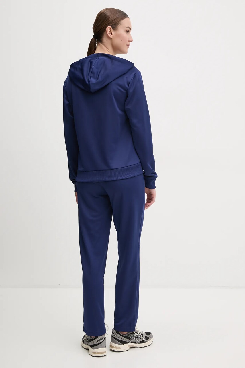 Спортивний костюм adidas LINEAR TS жіночий колір синій JD2696