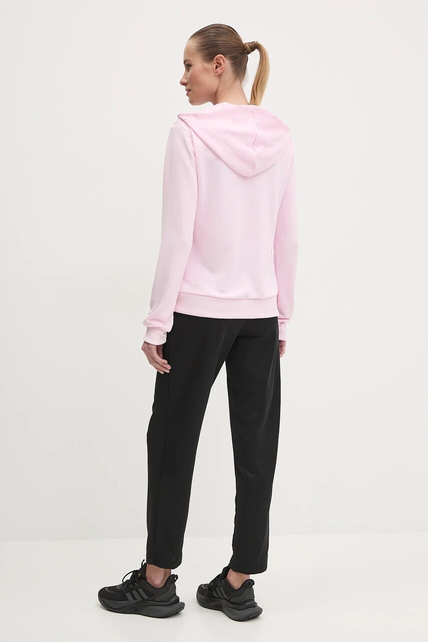 Спортивний костюм adidas LINEAR TS жіночий колір рожевий JD2702