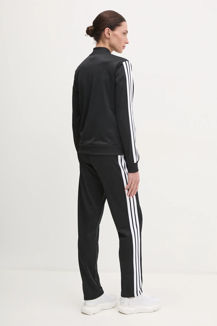 Спортивний костюм adidas 3-Stripes жіночий колір чорний JD5434