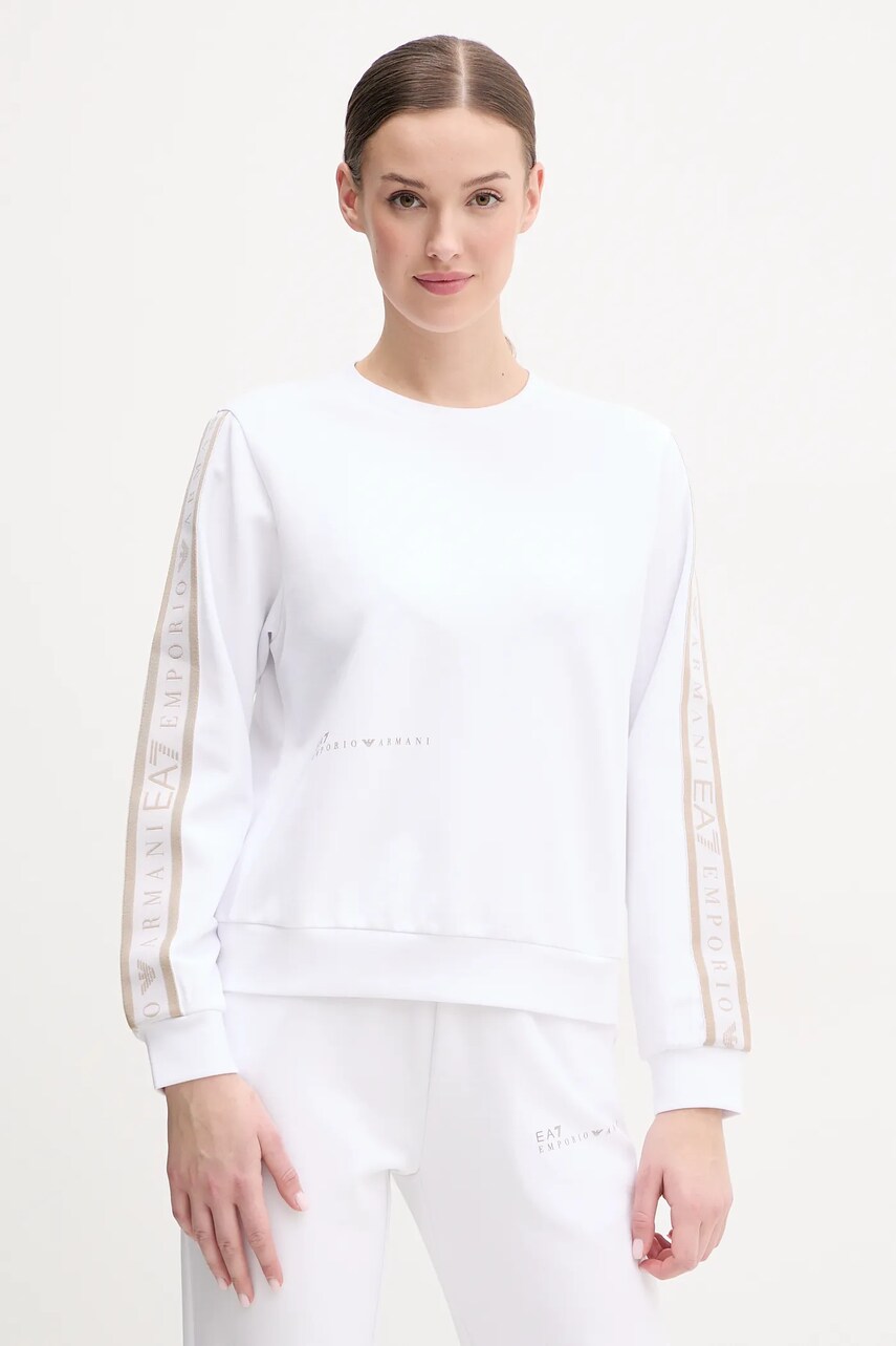 Спортивний костюм EA7 Emporio Armani жіночий колір білий AF12501.7W000283
