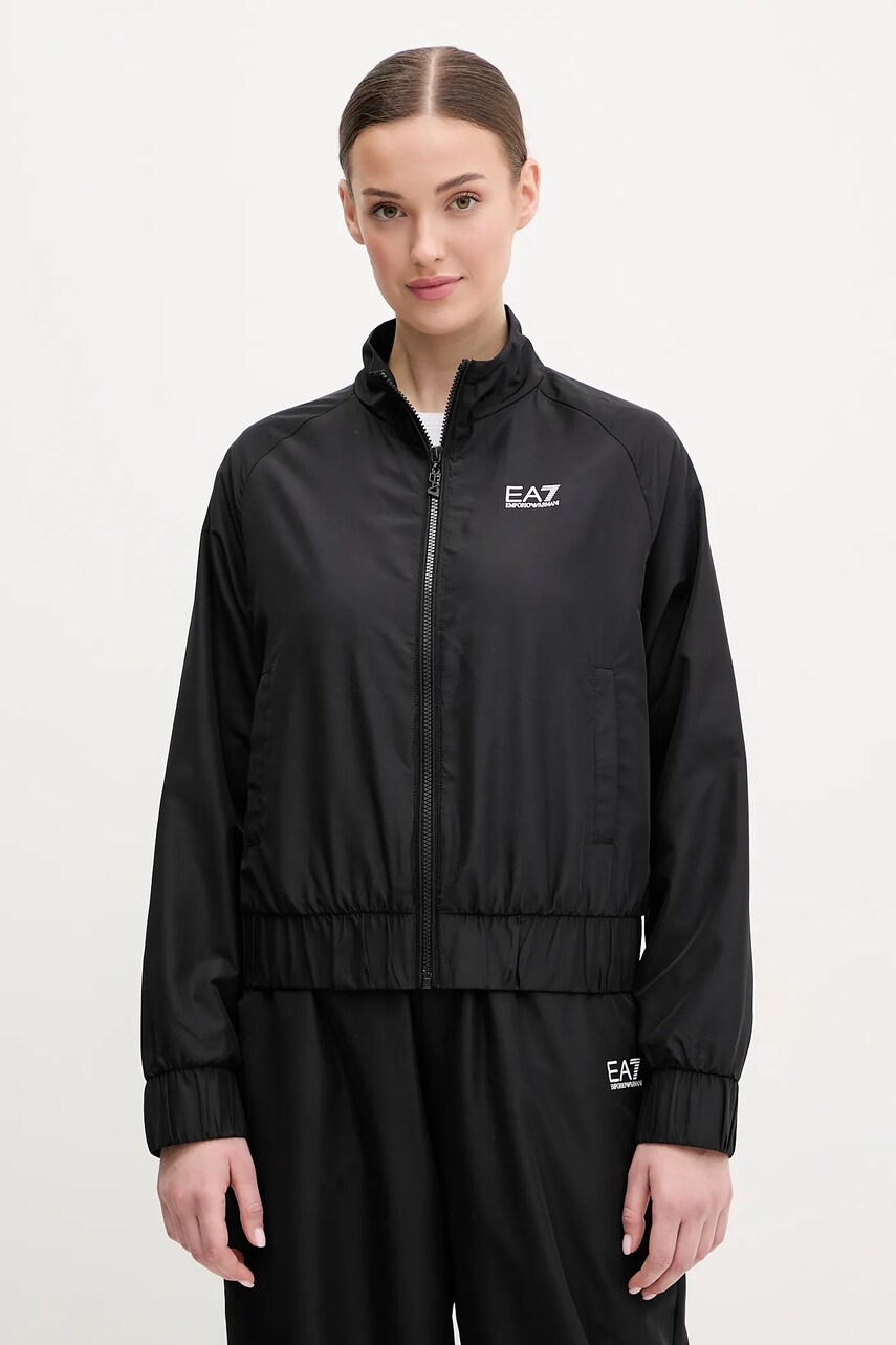 Спортивний костюм EA7 Emporio Armani жіночий колір чорний AF12948.7W000118