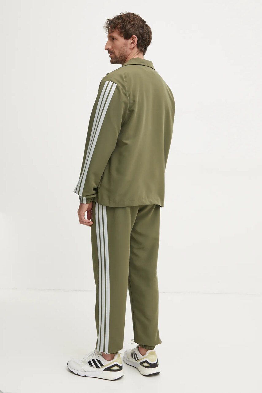 Спортивний костюм adidas M 3S WV TT TS чоловічий колір зелений JI8850