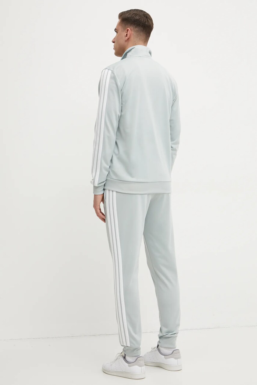 Спортивний костюм adidas 3S TR TT TS чоловічий колір зелений JC9208