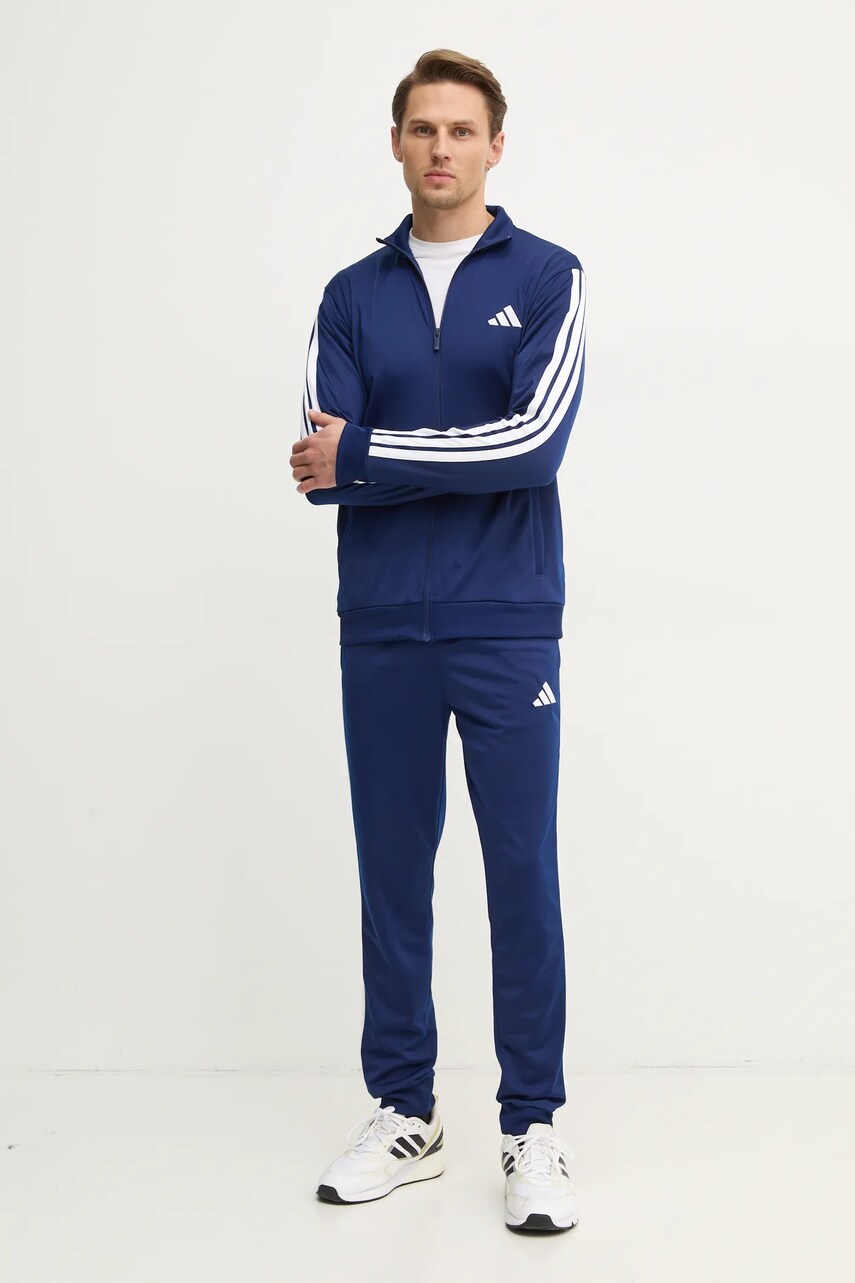 Купити Спортивний костюм adidas 3-Stripes чоловічий колір синій JI8859 – головне зображення