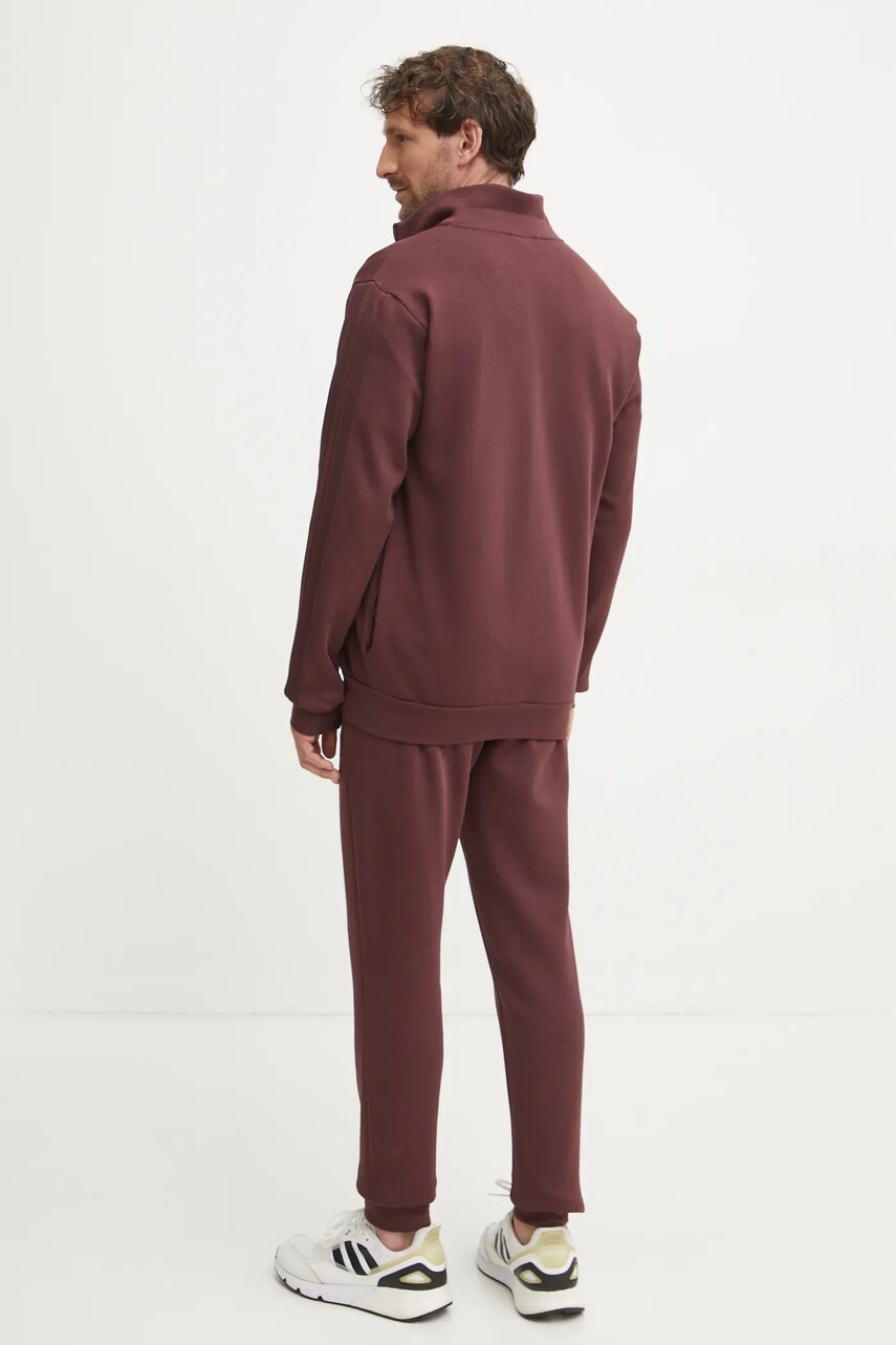 Спортивний костюм adidas 3S FL TT TS чоловічий колір червоний JI8879