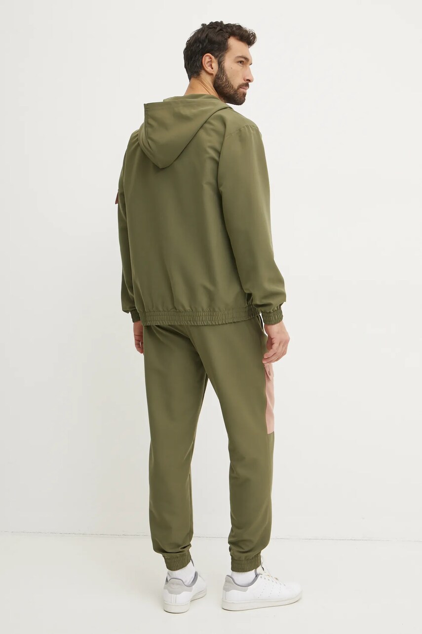 Спортивний костюм adidas M WV CRG TS чоловічий колір зелений JI8889