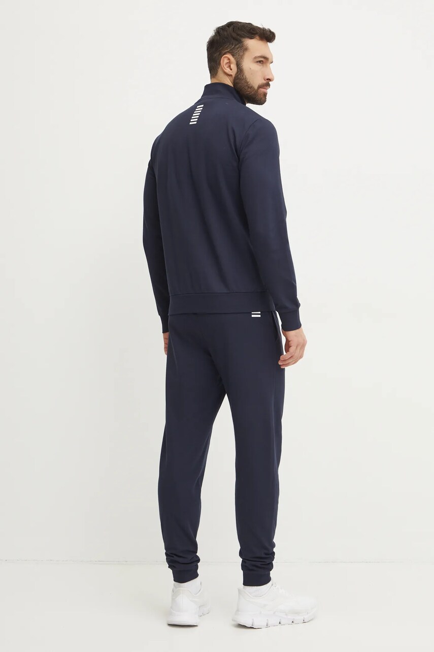Бавовняний спортивний костюм EA7 Emporio Armani колір синій PJVRZ.8NPV60