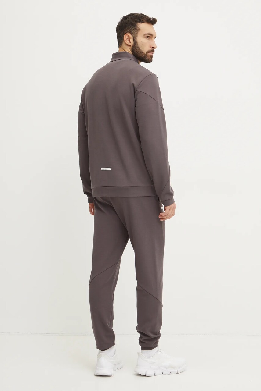 Спортивний костюм EA7 Emporio Armani чоловічий колір коричневий AF12501.7M000130