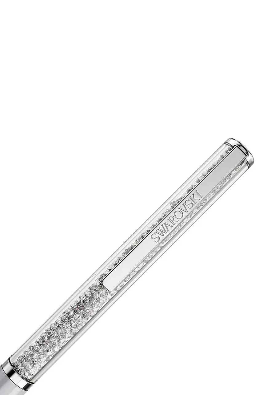 Кулькова ручка Swarovski CRYSTALLINE колір срібний 5709613