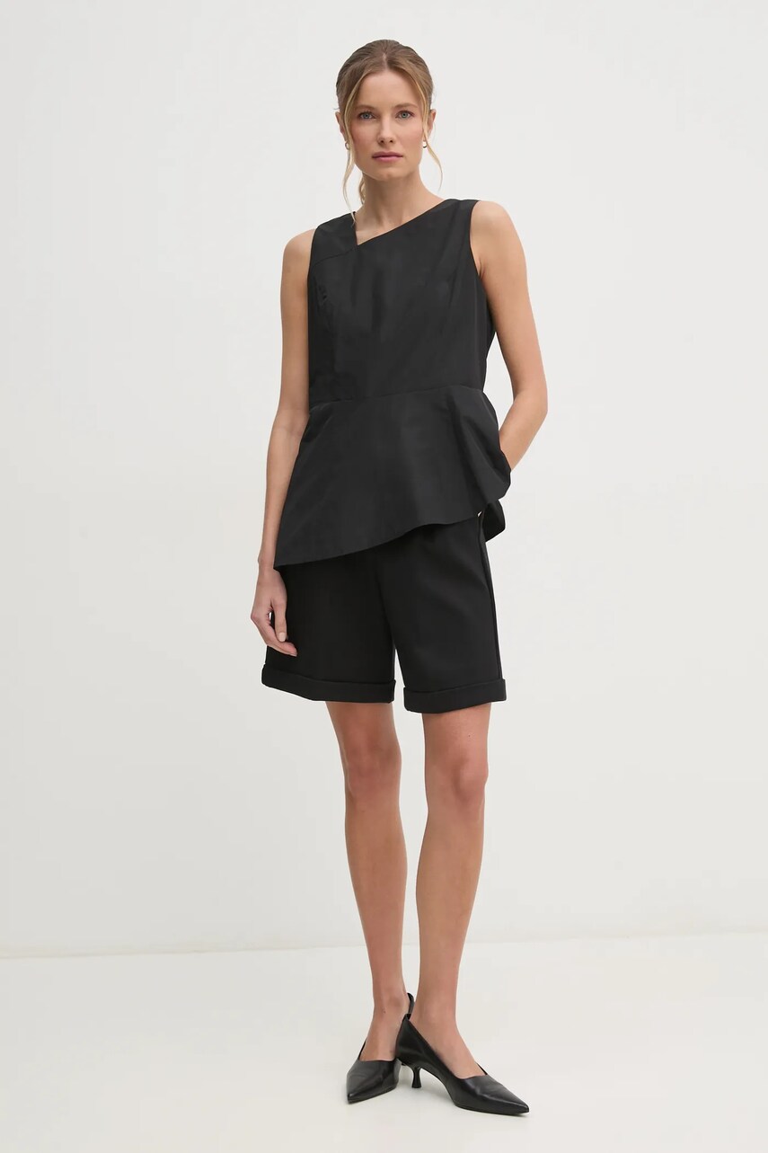 Блузка Dkny жіноча колір чорний однотонна P4JA1Z31