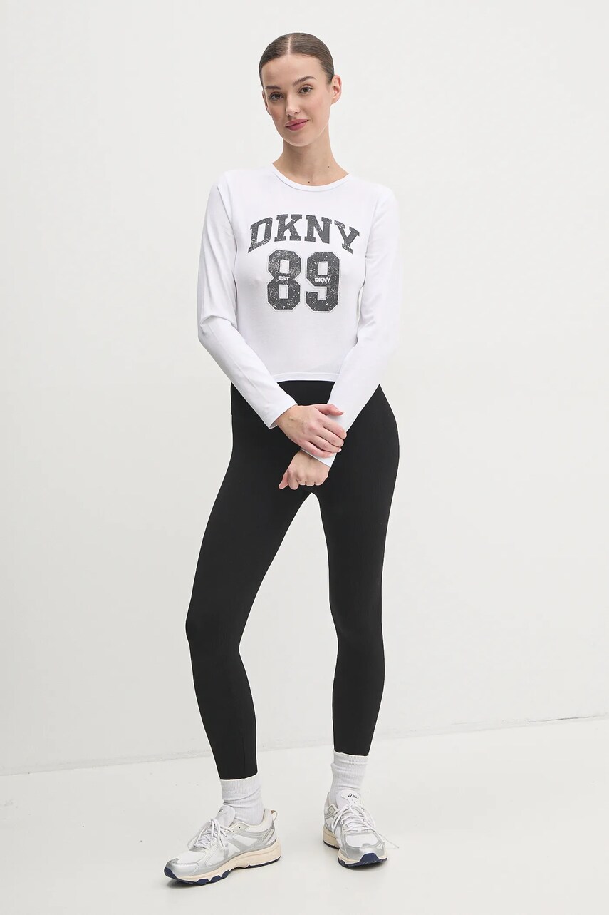 Лонгслів Dkny жіночий колір білий DP4T9979