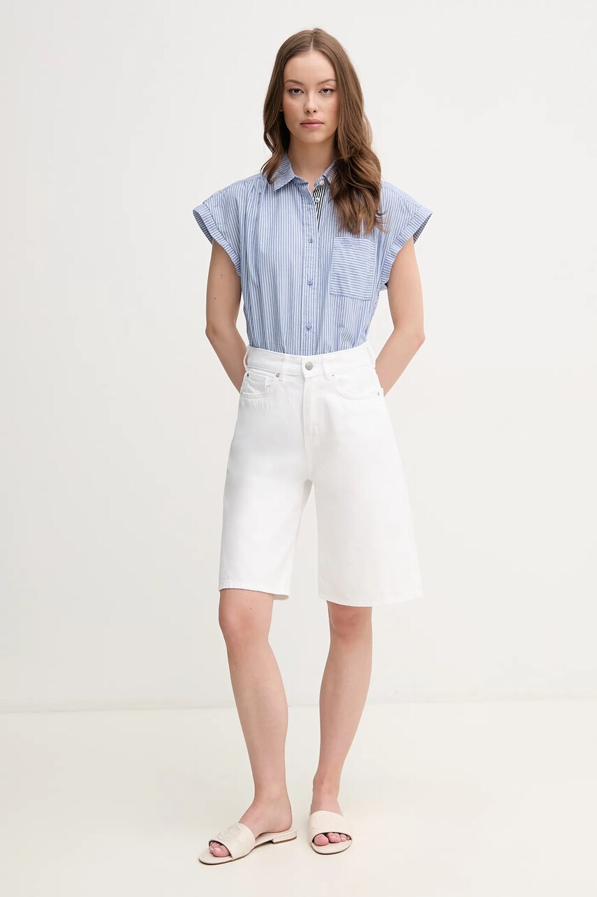 Бавовняна сорочка Pepe Jeans DIXIT жіноча relaxed класичний комір PL305043