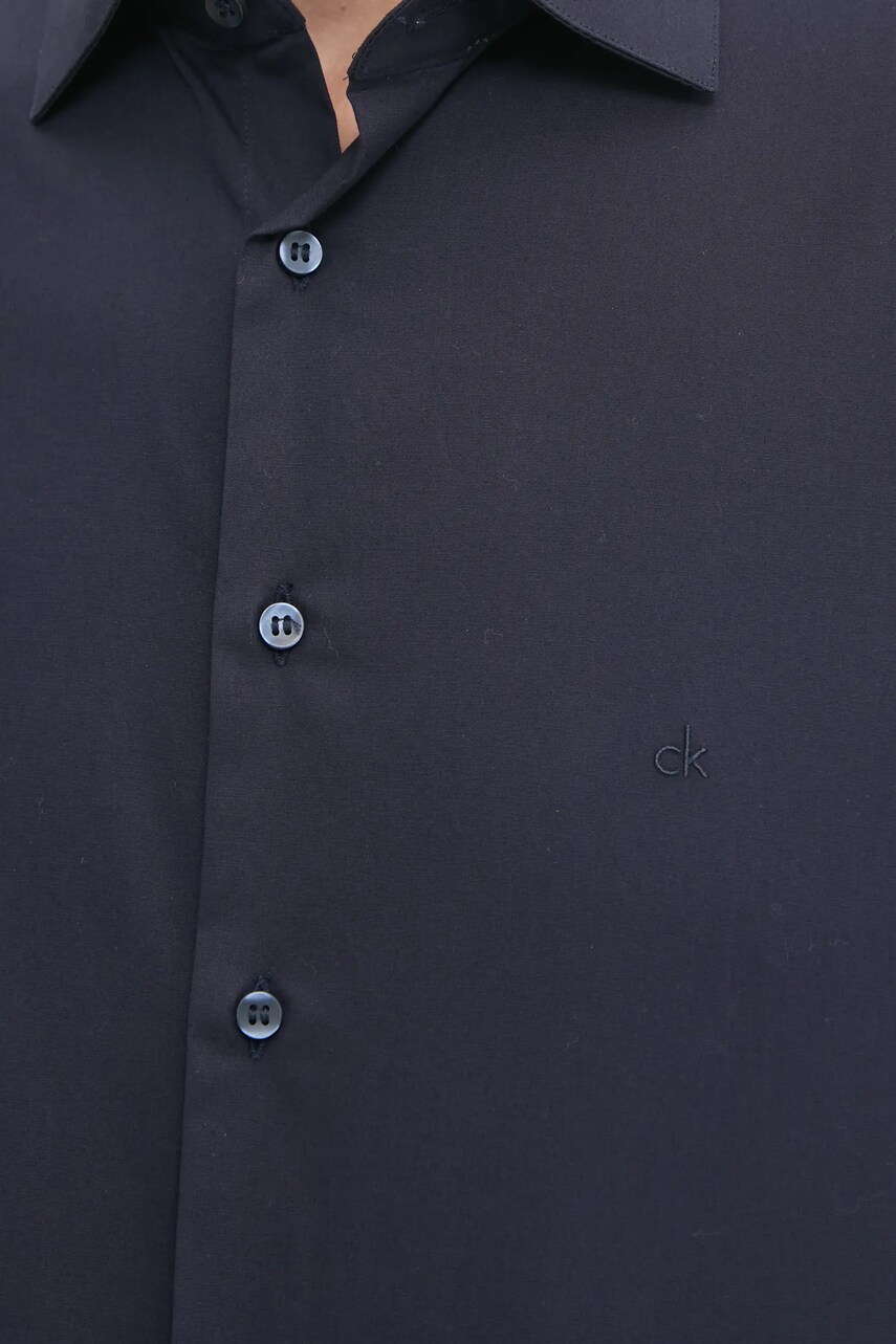 Сорочка Calvin Klein чоловіча колір синій regular класичний комір K10K109509