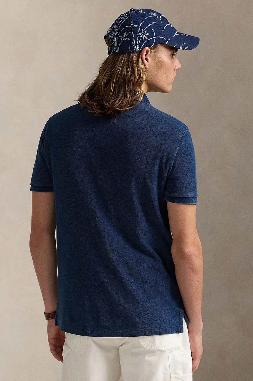 Бавовняне поло Polo Ralph Lauren однотонне 710970582