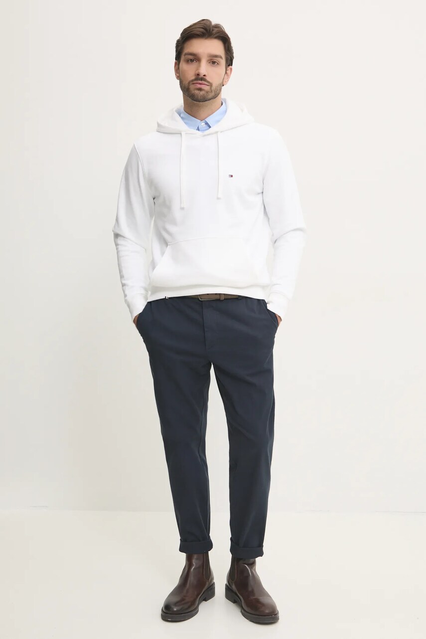 Бавовняна сорочка Tommy Hilfiger чоловіча slim класичний комір MW0MW38137