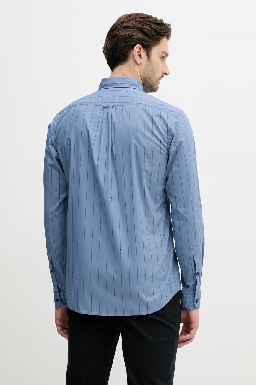 Бавовняна сорочка BOSS Orange чоловіча regular комір button-down 50537368