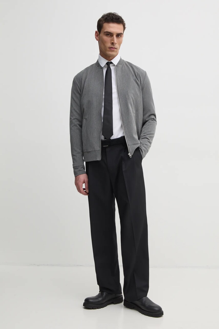 Сорочка Calvin Klein чоловіча колір білий slim класичний комір K10K114298