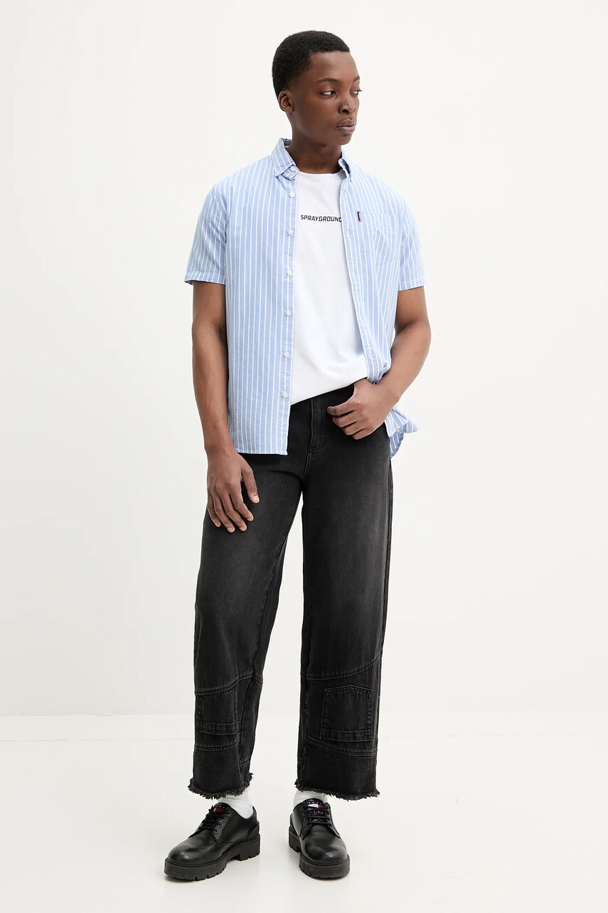 Бавовняна сорочка Superdry чоловіча regular комір button-down M4010944A-D9J