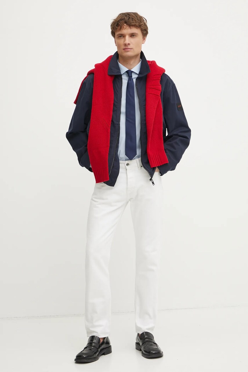 Сорочка Tommy Hilfiger чоловіча slim з італійським коміром MW0MW39279