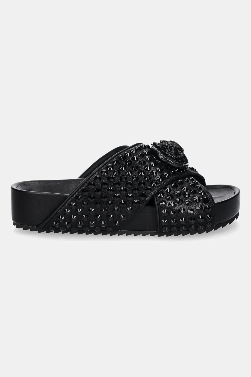 Шльопанці Kurt Geiger London Chelsea Cross Strap Dr жіночі колір чорний 3973109609