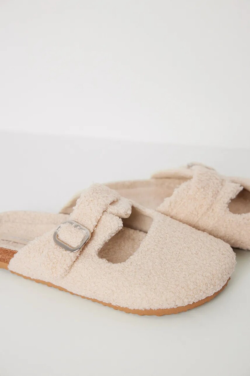 Тапочки women'secret DAILY TEDDY колір бежевий 4998090