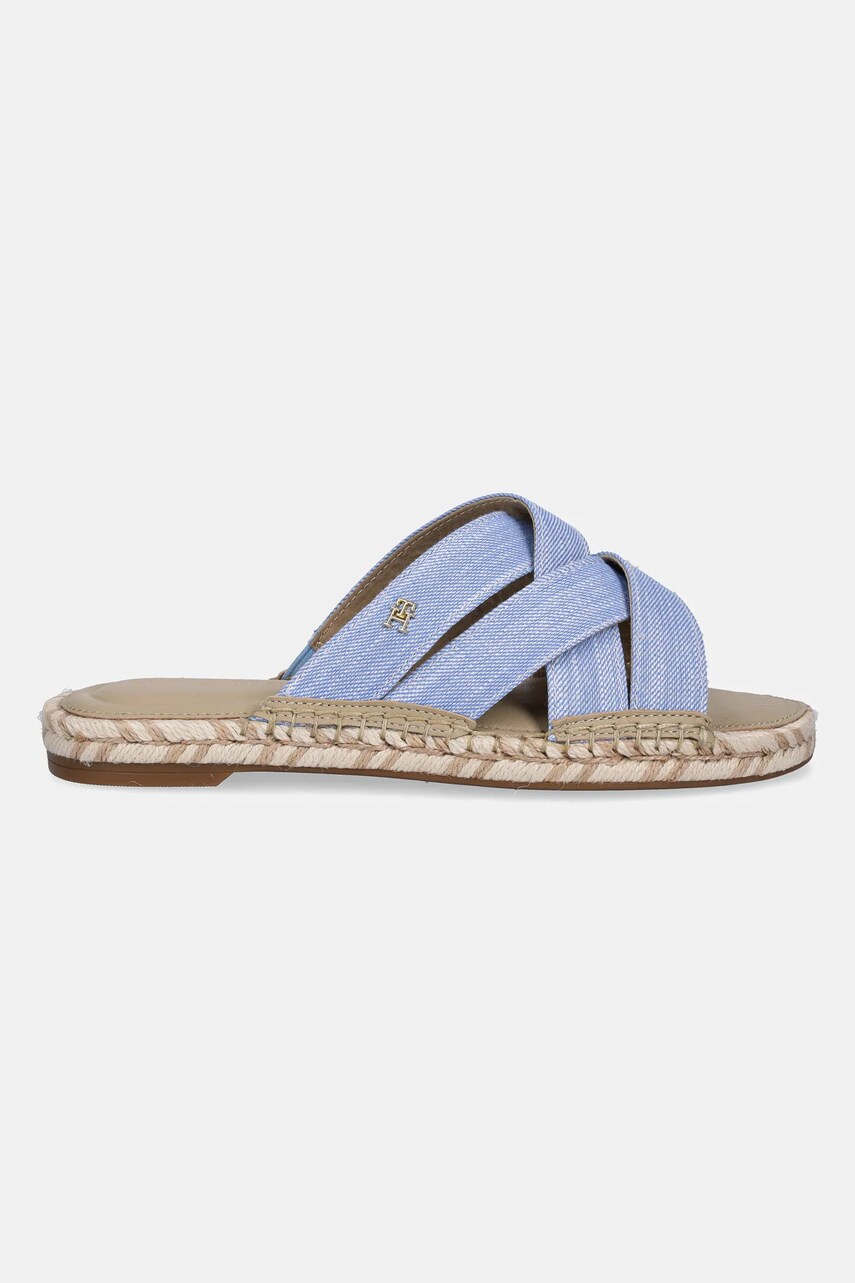 Шльопанці Tommy Hilfiger CHAMBRAY ESPADRILLE MULE жіночі  FW0FW08501