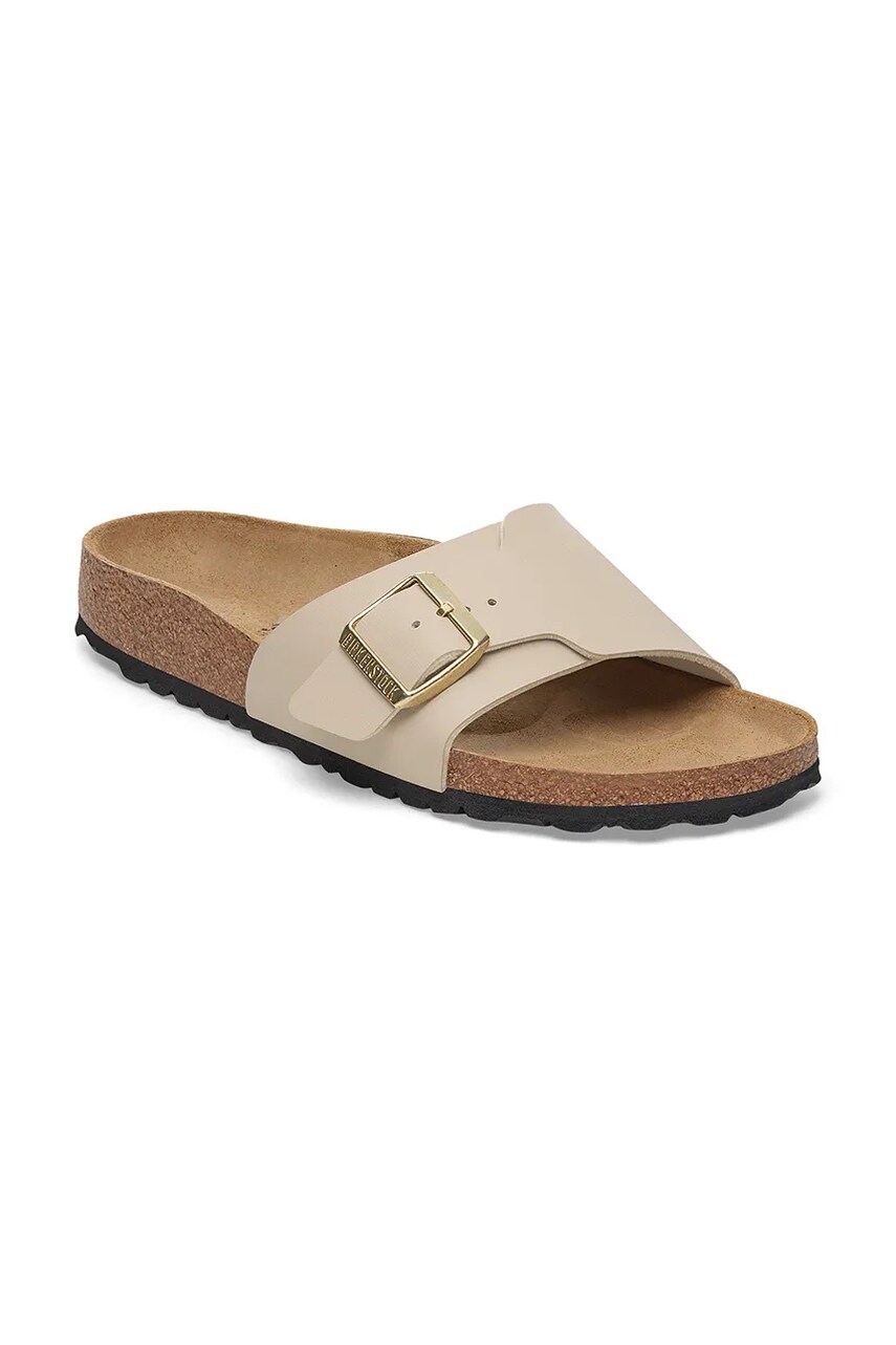 Шльопанці Birkenstock Catalina Birko-Flor жіночі колір бежевий 1029245