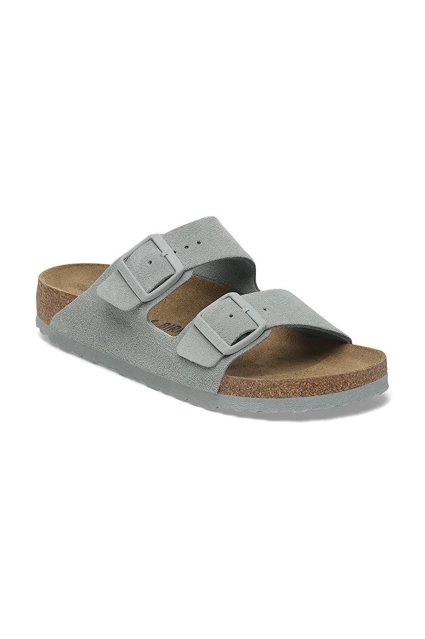 Замшеві шльопанці Birkenstock Arizona жіночі  1029215
