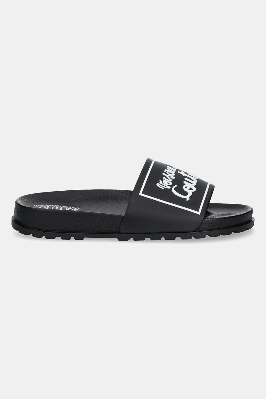 Шльопанці Versace Jeans Couture жіночі колір чорний 78VA3SQ2 71352 899