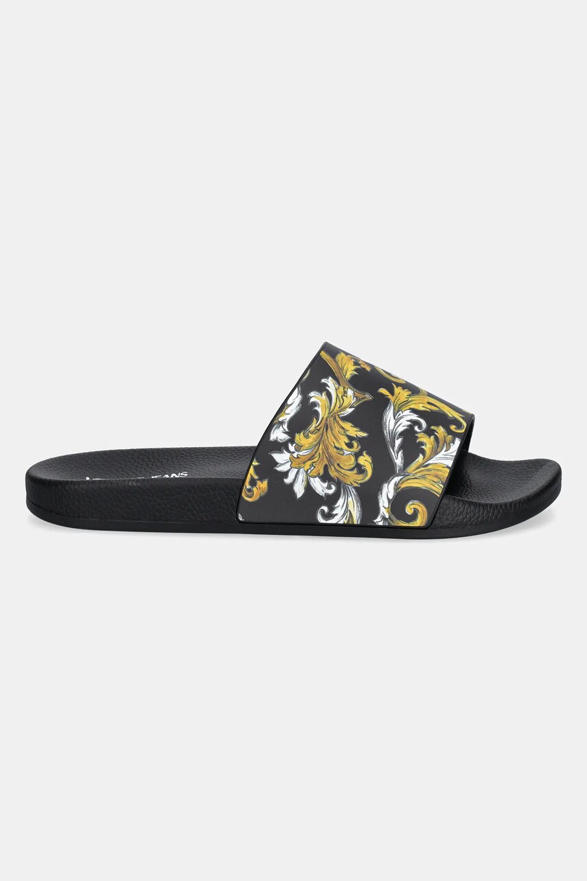 Шльопанці Versace Jeans Couture жіночі колір чорний 78VA3SQ3 ZS365 G89
