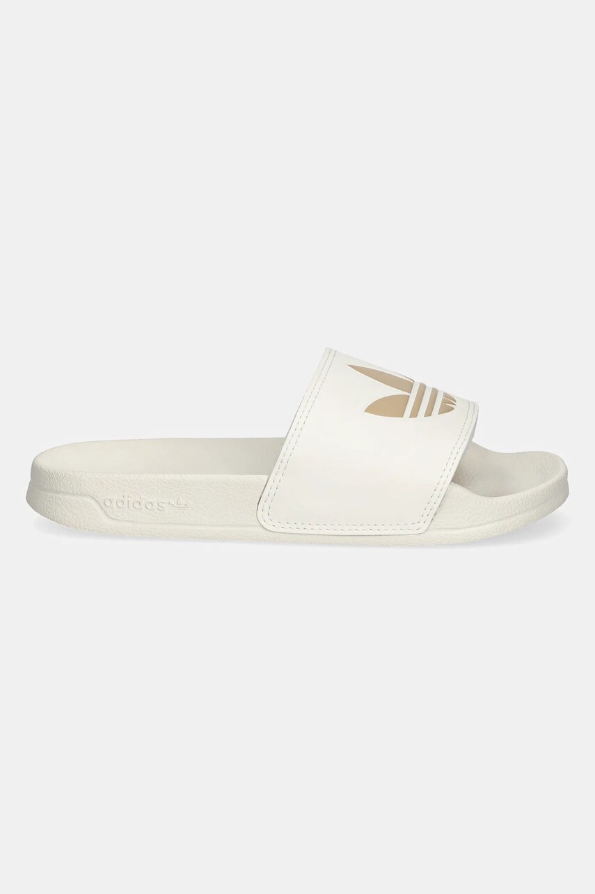 Шльопанці adidas Originals Adilette Lite жіночі колір бежевий JQ2581