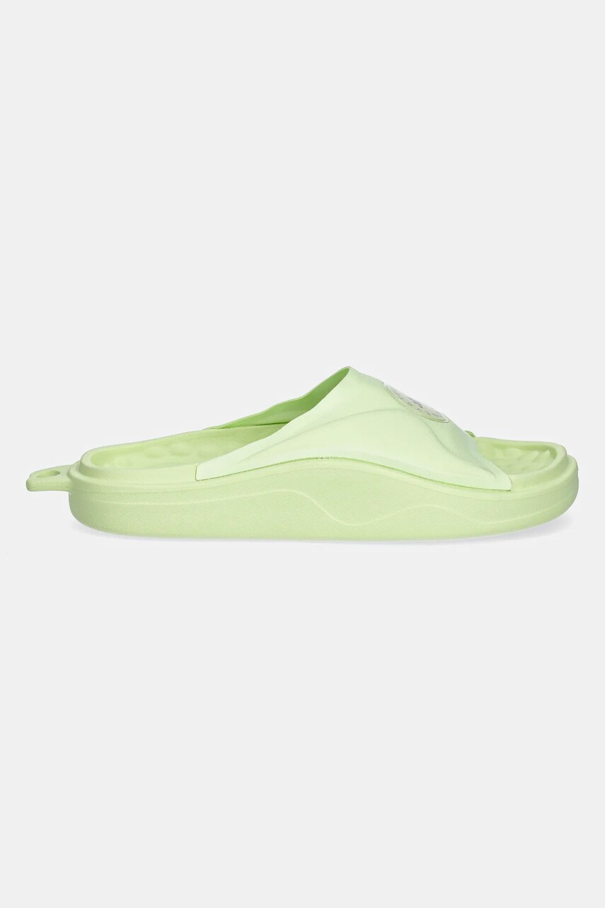 Шльопанці adidas by Stella McCartney Slide жіночі колір зелений JI1217