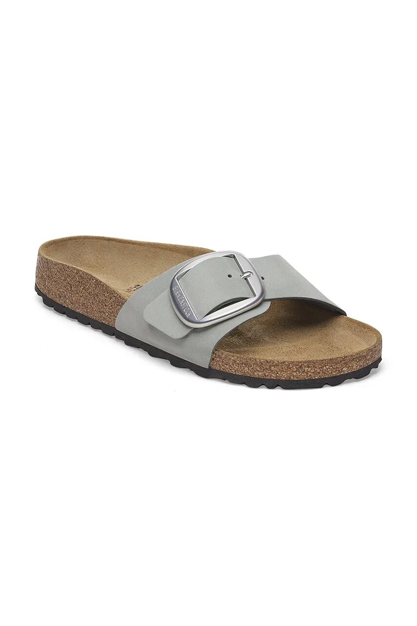 Шльопанці з нубуку Birkenstock Madrid Big Buckle 1029293