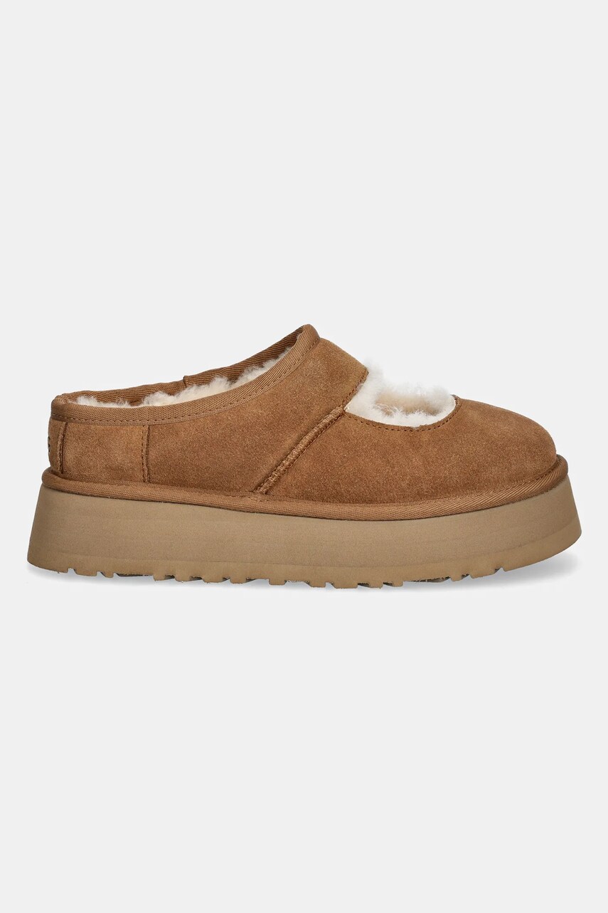 Замшеві тапочки UGG Bea Mary Jane колір коричневий 1167612-CHE