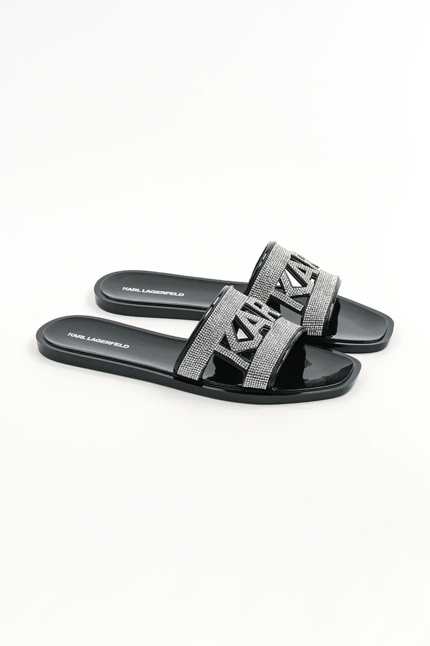 Шльопанці Karl Lagerfeld JELLY III жіночі колір чорний KL80005S