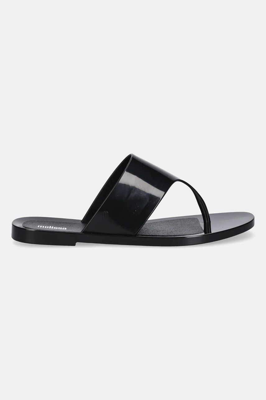 В'єтнамки Melissa MELISSA ESSENTIAL CHIC AD жіночі колір чорний на плоскому ходу M.33406.01003