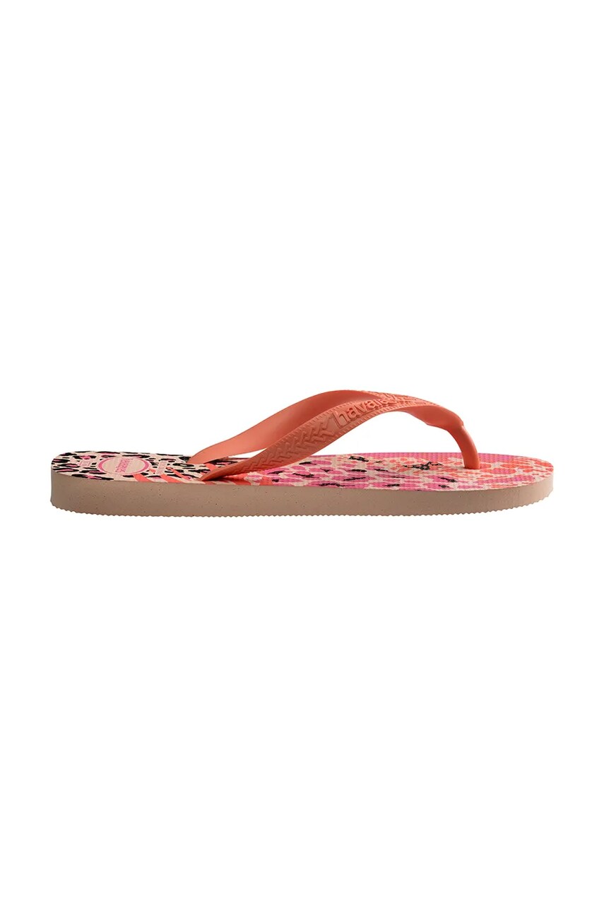В'єтнамки Havaianas TOP ANIMALS жіночі колір рожевий на плоскому ходу 4132920-7233