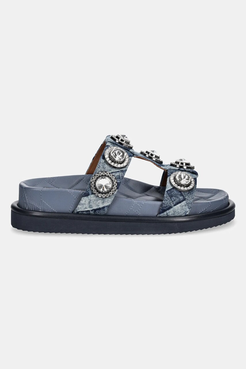 Шльопанці Kurt Geiger London Orson Crystal Sandal жіночі на платформі 9107188669