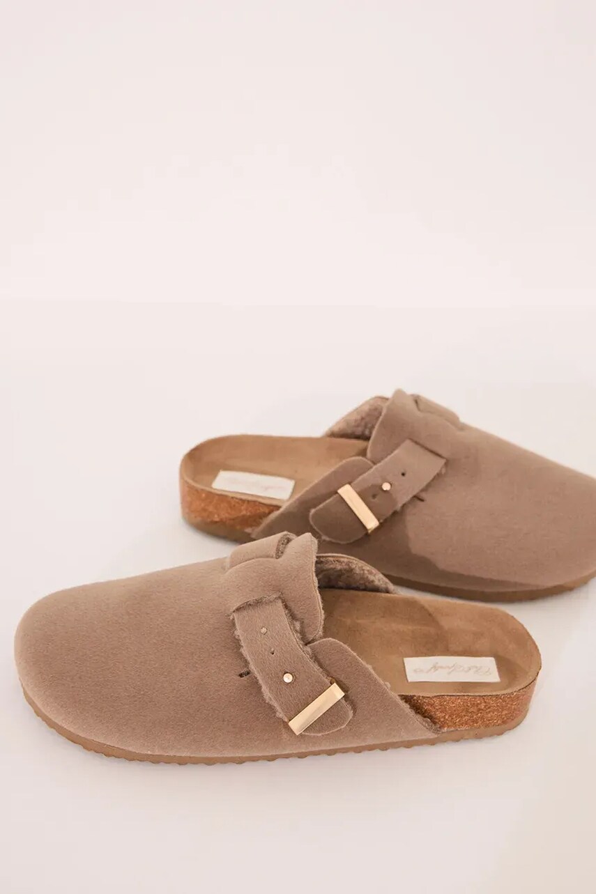 Тапочки women'secret CLOG SLIPPERS колір бежевий 4999671