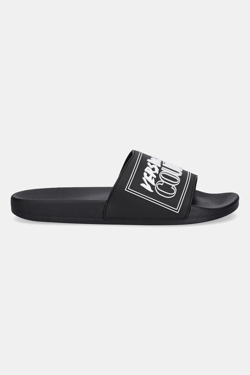 Шльопанці Versace Jeans Couture чоловічі колір чорний 78YA3SQ3 ZSC22 899