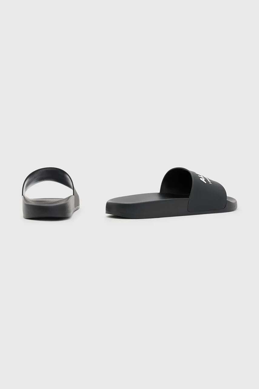Шльопанці AllSaints Underground Slider чоловічі колір чорний M001FC