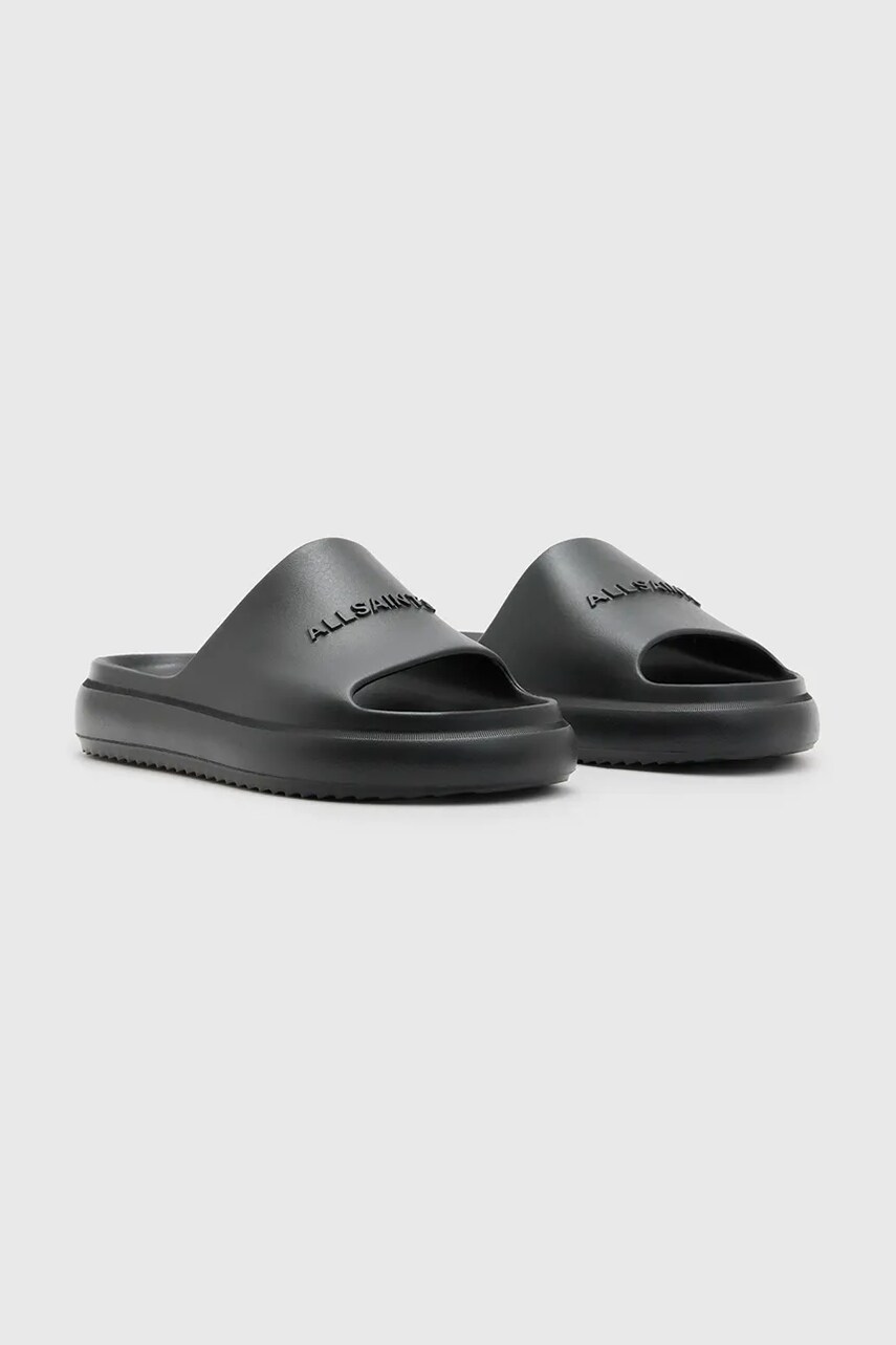 Шльопанці AllSaints Dune Slider чоловічі колір чорний M023FA
