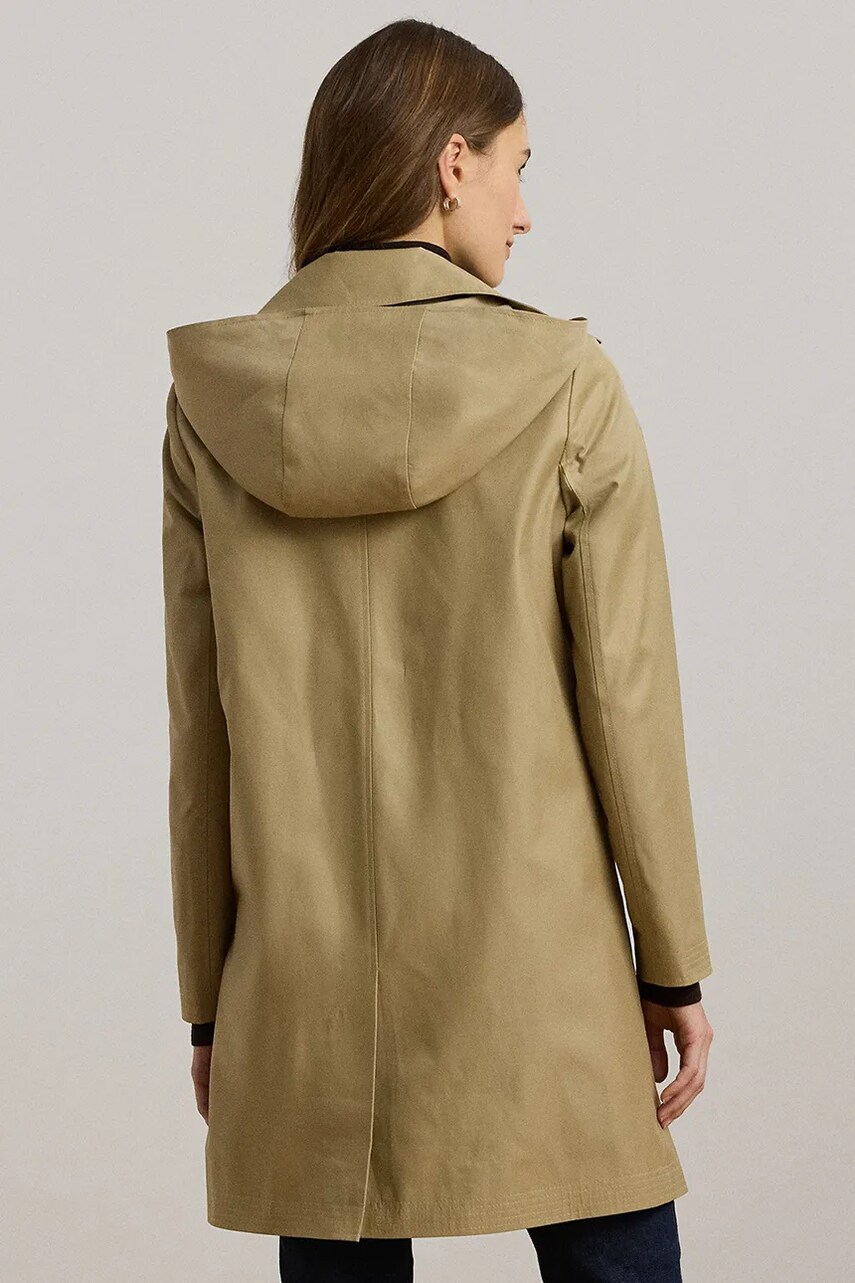 Пальто Lauren Ralph Lauren жіноче колір бежевий перехідне 297967121