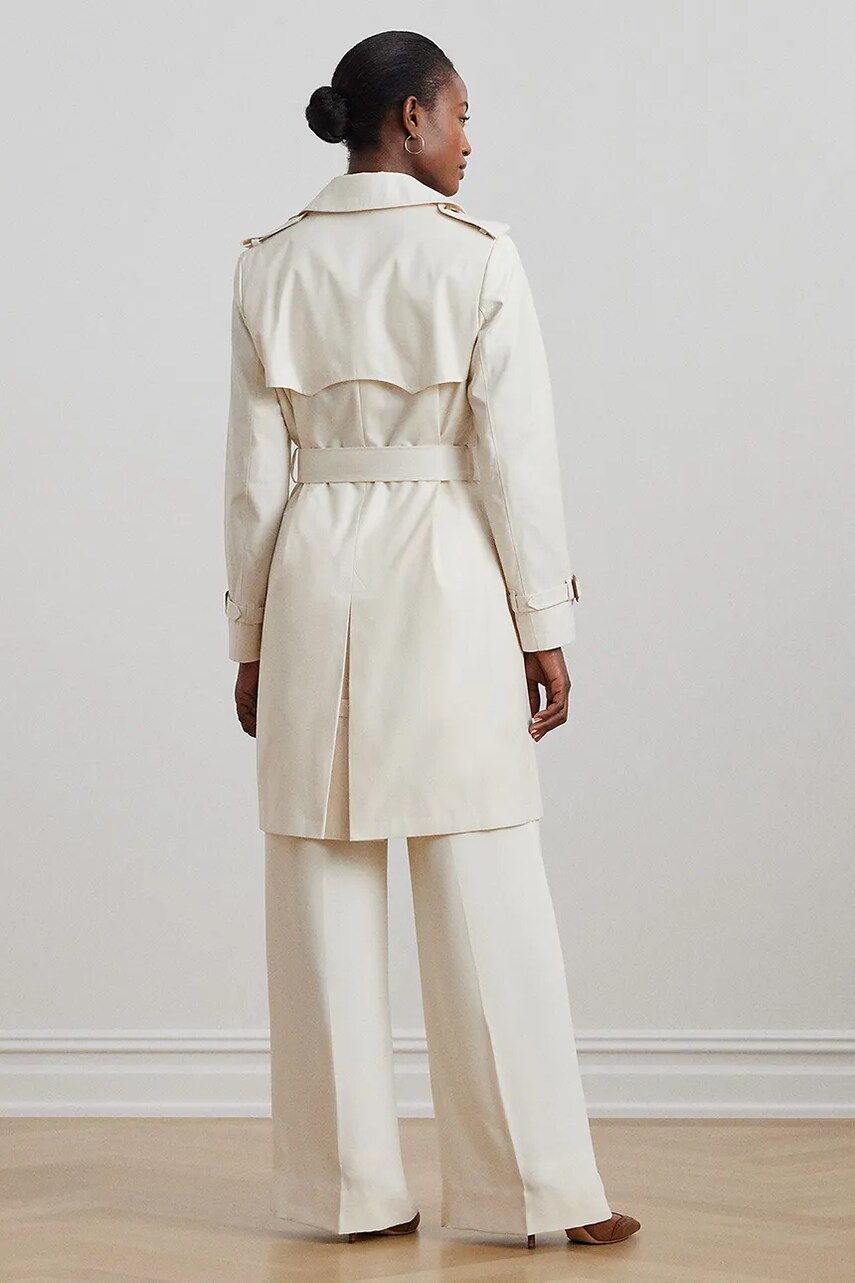 Тренч Lauren Ralph Lauren жіночий колір бежевий перехідний 297967122