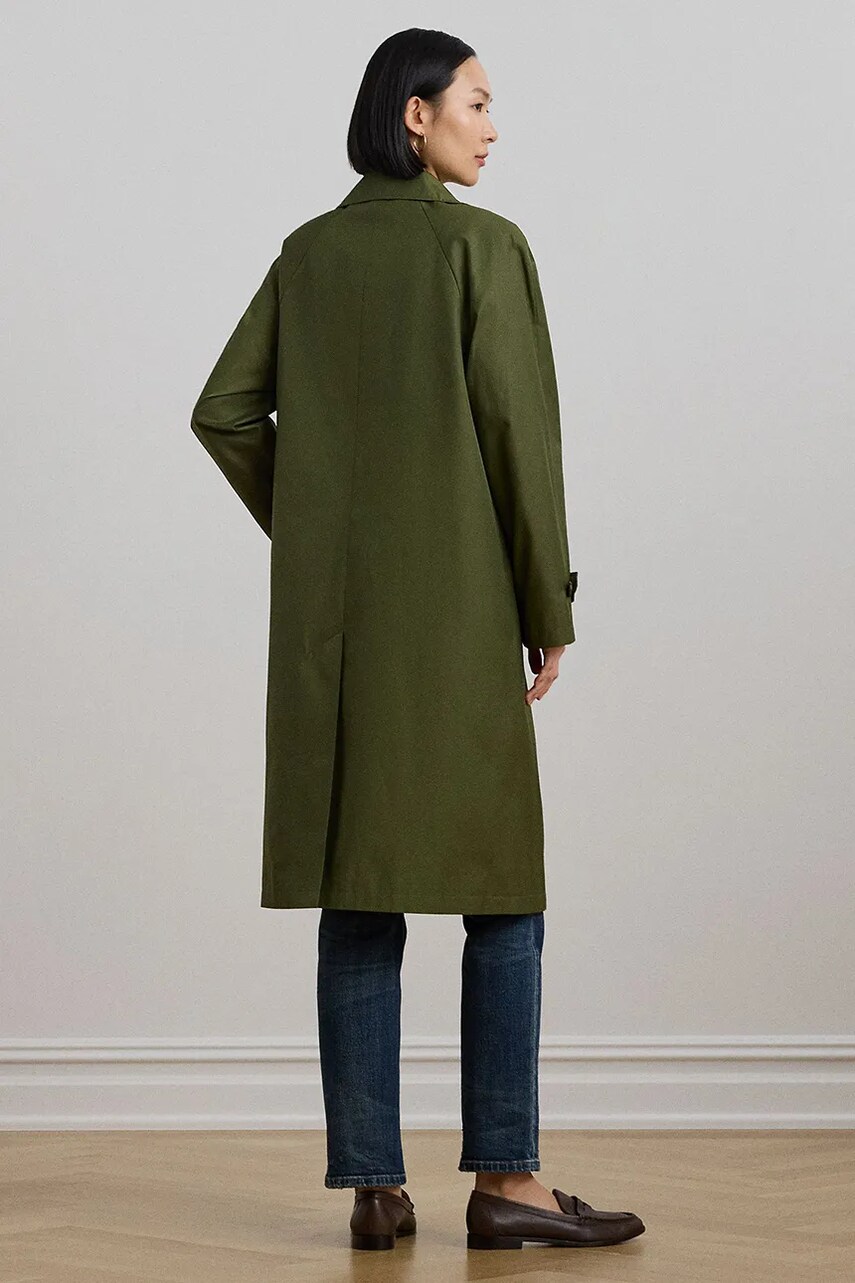 Пальто Lauren Ralph Lauren жіноче колір зелений перехідне 297967123