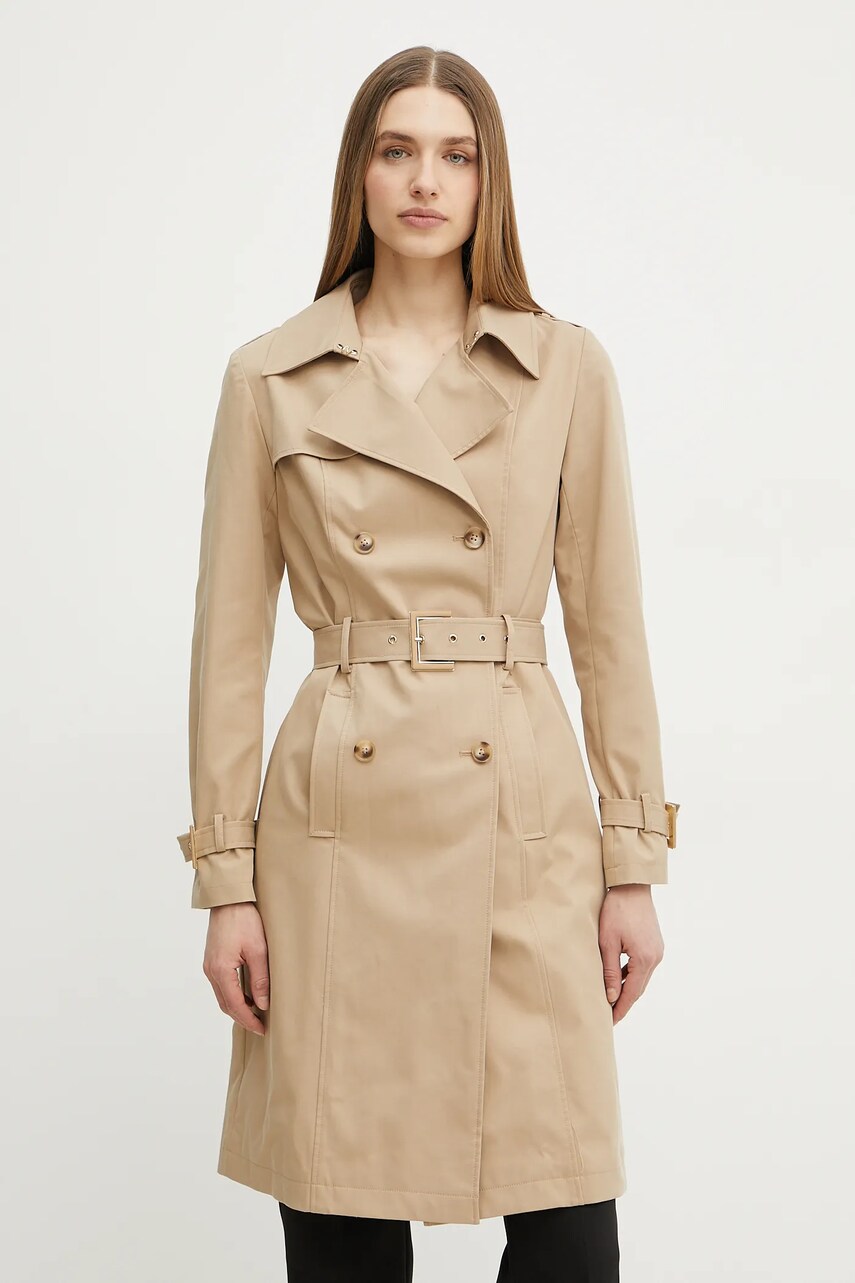 Тренч Marciano Guess MIRANDA жіночий колір зелений перехідний 5RGL07 7251A
