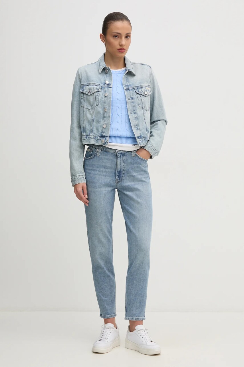 Джинсова куртка Calvin Klein Jeans жіноча перехідна J20J224544