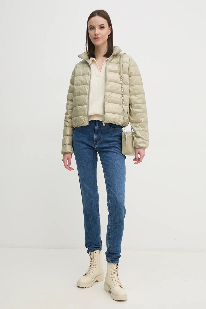 Куртка Calvin Klein Jeans жіноча колір зелений перехідна J20J224698