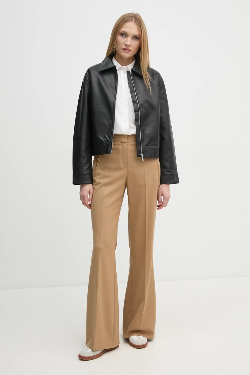 Куртка Calvin Klein Jeans жіноча колір чорний перехідна J20J224709